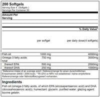 GN Triglyceride Omega 3 Sport Edition - 200 Softgels