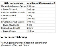 ProFuel Mariendistel Komplex 120 Kapseln
