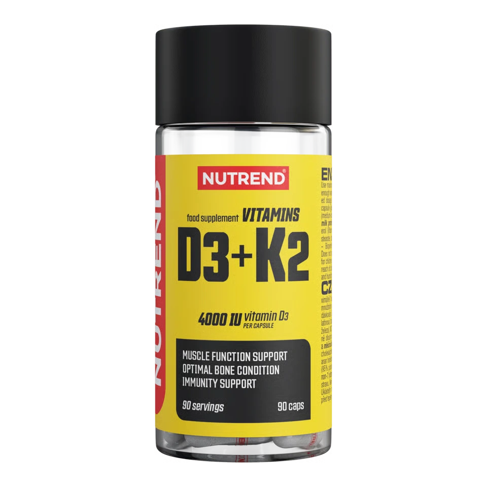 Nutrend Vitamin D3 + K2 4000 IU /60 ug- 90 Caps