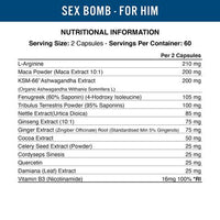 Applied Nutrition Sex Bomb for Him (for Men) - 120 caps