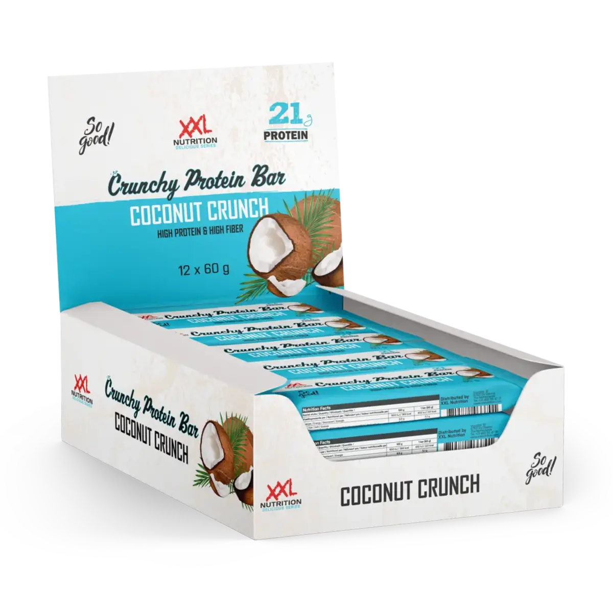 XXL Nutrition Crunchy Protein Bar 12x60g