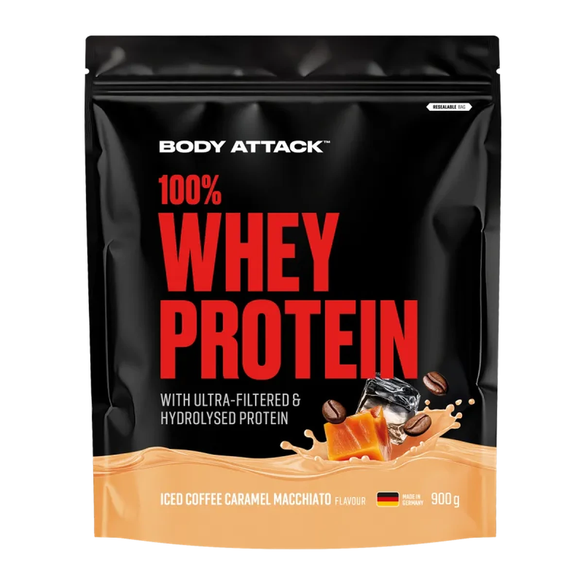 Body Attack 100% Whey Protein 900g