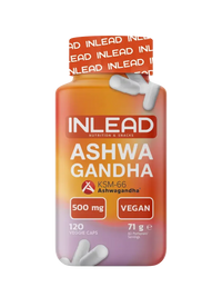 INLEAD Ashwagandha KSM-66 120 Capsules