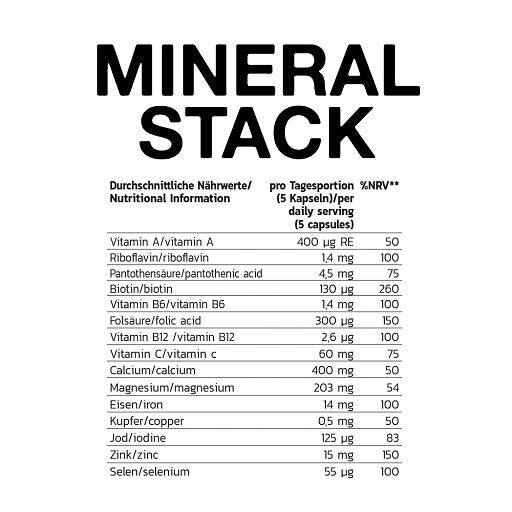 INLEAD Mineral Stack150 Capsules