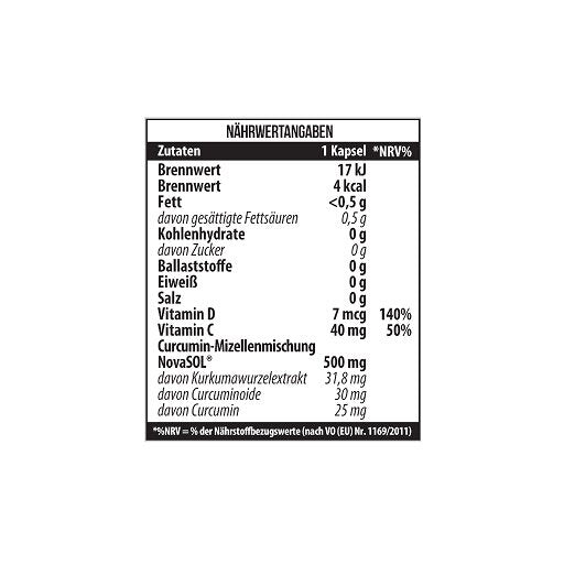 MST - Curcumin NovaSol®60 LLiquid Capsules