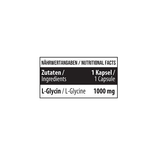 MST - Glycine 1000mg 60 Capsules