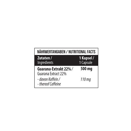 MST - Guarana22% 120 Capsules