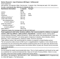 Nutrex Lipo 6 Hardcore 60 Capsules