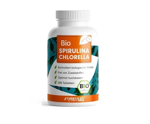 ProFuel Organic SPIRULINA & CHLORELLA 600 Tablets