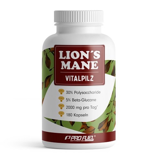 ProFuel Lion's Mane Medicinal Mushroom 180 Capsules