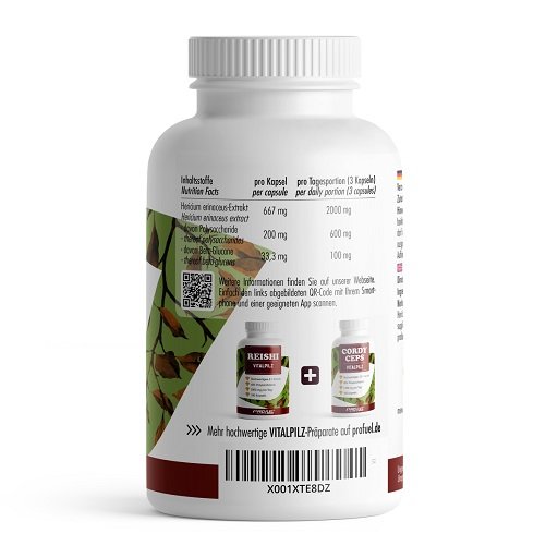 ProFuel Lion's Mane Medicinal Mushroom 180 Capsules