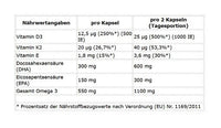 ProFuel Omega 3 + D3 + K2 90 Algae Oil Capsules