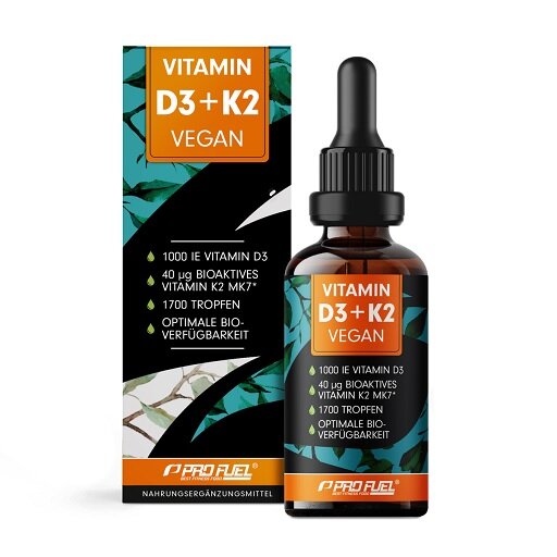 ProFuel Vitamin D3 + K2 Drops 1700 Drops (50 ml)