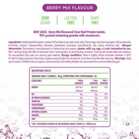 Nanosupps Protein Water Clear Beef Protein Isolate 1800g