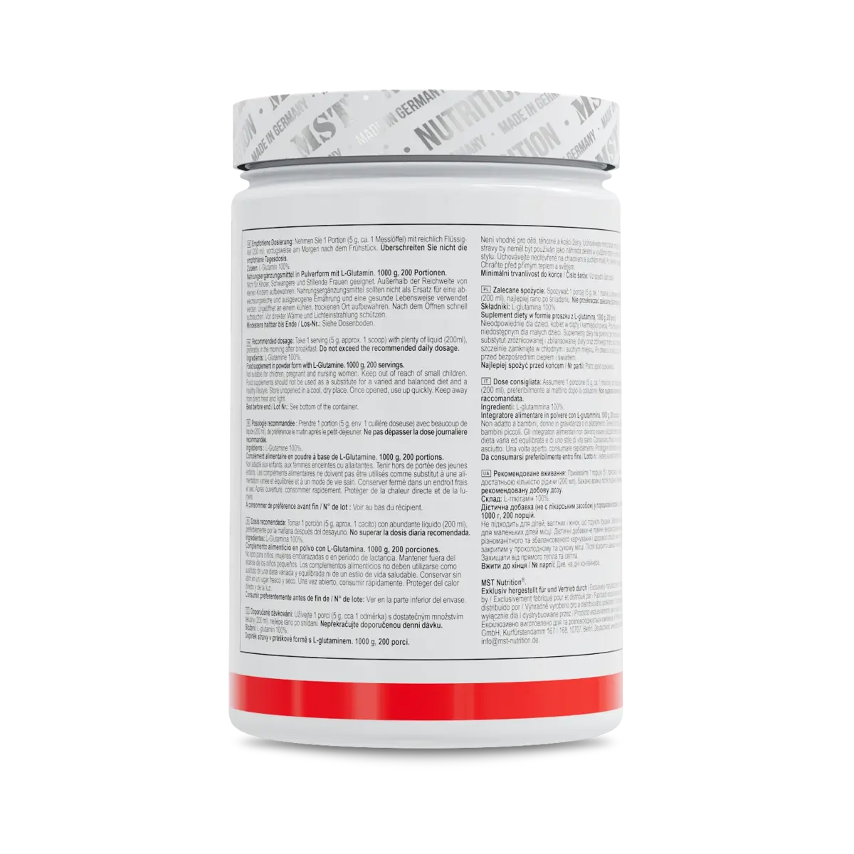 MST - Glutamine 1000g