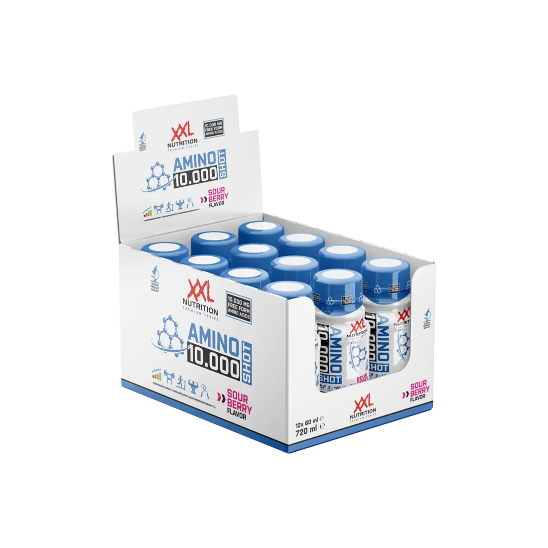 XXL Nutrition Amino Shot 12x60ml Saure Beere