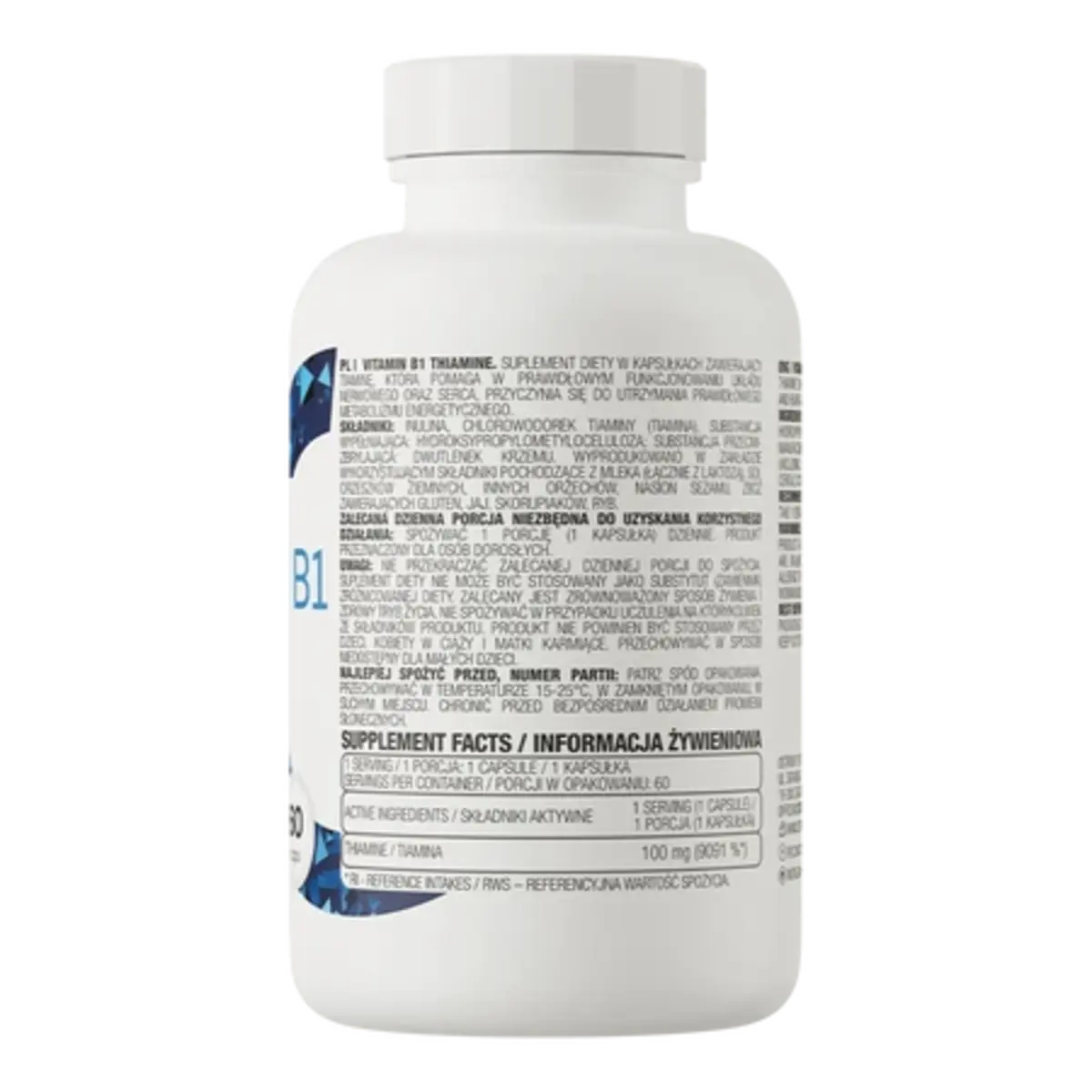 Ostrovit Vitamin B1 Thiamine 60 Kapseln