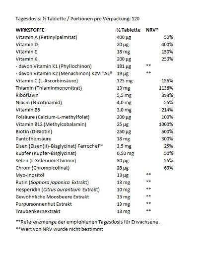 BioTech Multivitamin for Women from organic sources60 Tablets