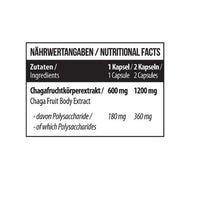 MST - Chaga Mushroom 1200mg 60 Capsules