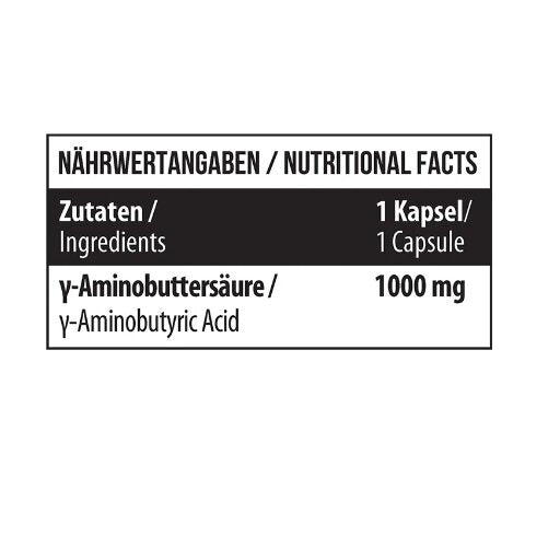 MST - GABA 1000mg 90 Capsules