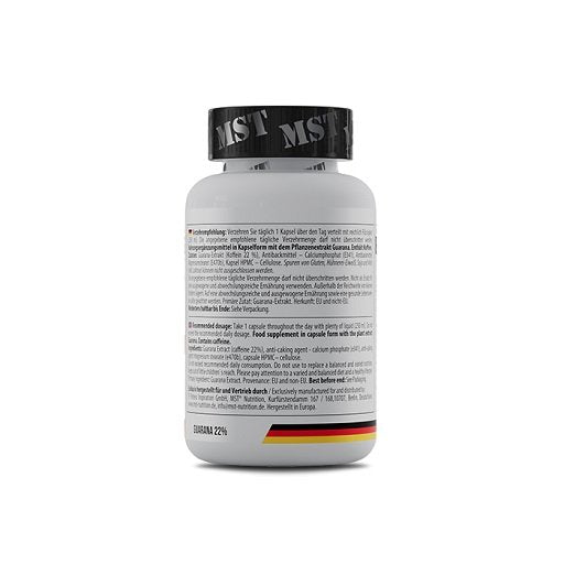 MST - Guarana22% 120 Capsules