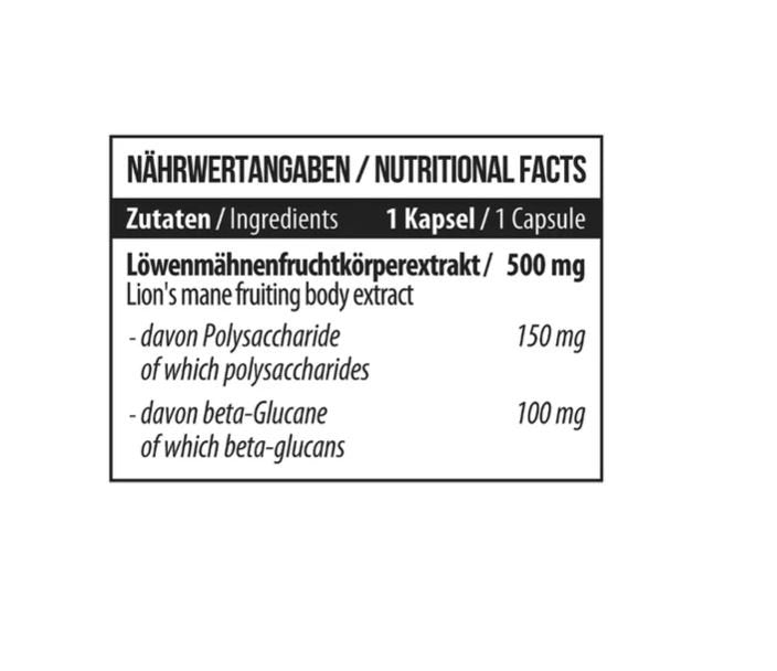 MST - Lion's Mane Mushroom 60 Capsules