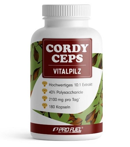ProFuel CORDYCEPS Medicinal Mushroom 180 Capsules